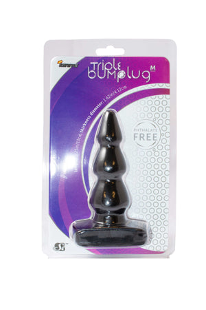 Si-40451 MEDIUM TRIPLE BUMP PLUG-BLACK
