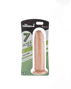 Si-10108 7in COCK W/SUCTION-VANILLA