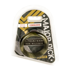 Si-21743 MAJOR DICK- COMMANDO COCK RING- GREEN 1.75in