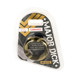 Si-21744 MAJOR DICK- COMMANDO COCK RING- GREEN 1.5in