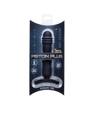 Si-40702 PISTON PLUG 8" SILICONE - BLACK