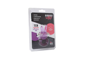 SI-62311 RIBBIDY RABBIT VIBRATING COCK RING- PURPLE