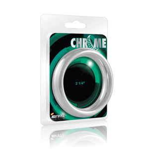 Si-95011 COCK RING - CHROME DONUT (2.25in/57mm)