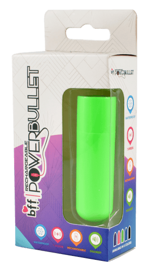 Si-61502 BFF RECHARGEABLE POWER BULLET - GREEN