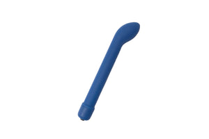Si-40603 SILICONE VIBRATING PROSTATE MASSAGER-BLUE