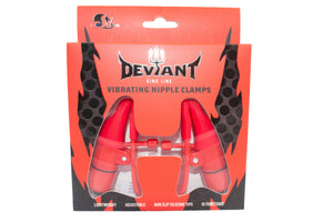 Si-95191 VIBRATING NIPPLE CLAMPS-RED