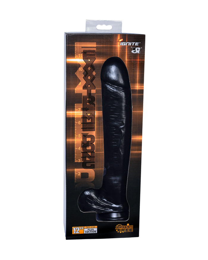 Si-50421 12in EXXTREME DONG W/SUCTION-BLACK