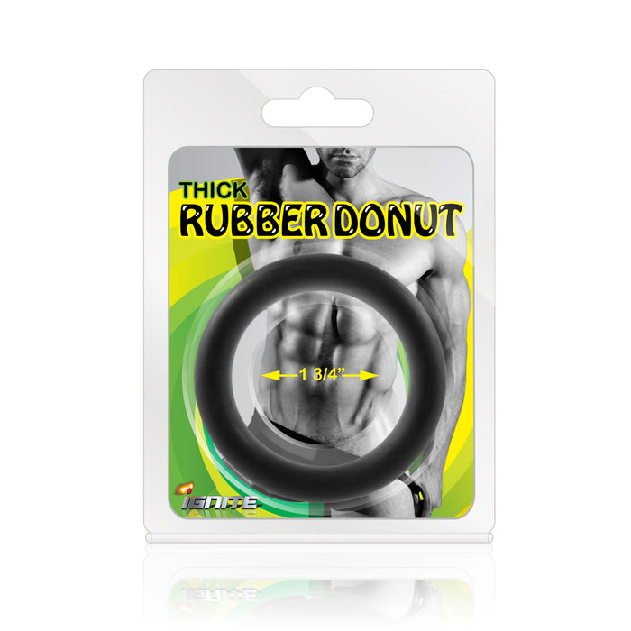 Si-95039 COCK RING - THICK RUBBER DONUT (1.75in/44mm)