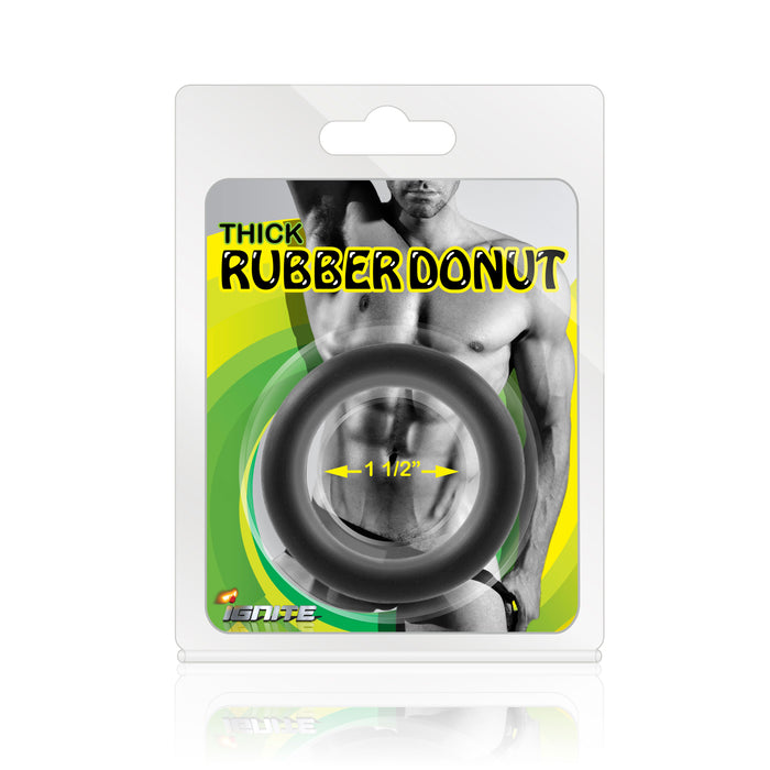 Si-95040 COCK RING - THICK RUBBER DONUT (1.5in/38mm)
